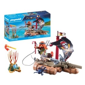 Pluta piratilor cu comoara Playmobil